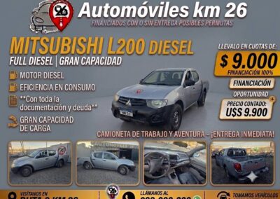 MITSUBISHI L200 U$S 9900
