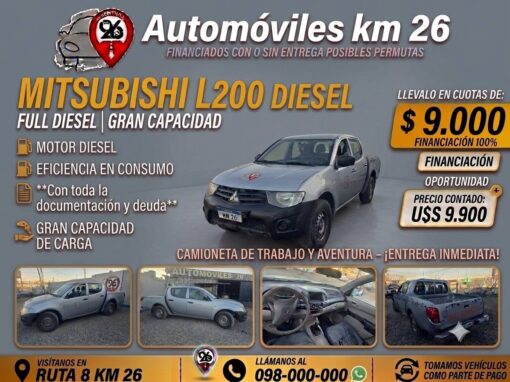 MITSUBISHI L200 U$S 9900