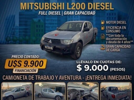 MITSUBISHI L200 U$S 9900