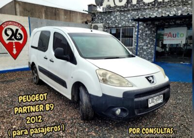 PEUGEOT PARTNER 2012 U$S 9700