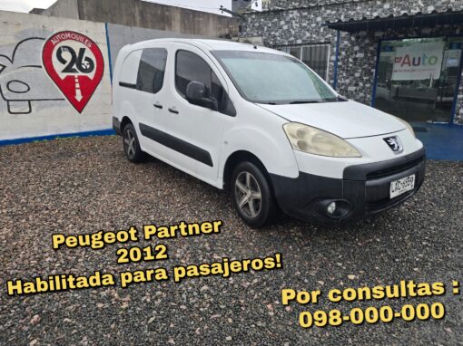 PEUGEOT PARTNER 2012 U$S 9700