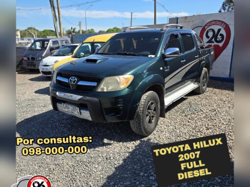 TOYOTA HILUX DOBLE CABINA DIESEL U$S 12000