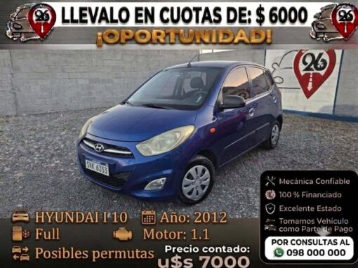 HYUNDAI I10 U$S 7000