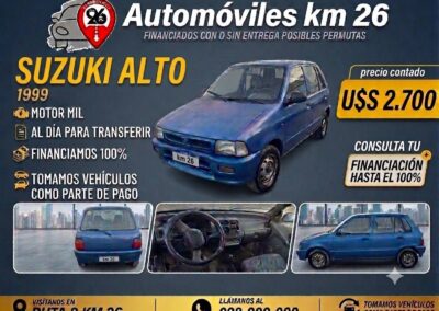 suzuki alto u$s 2700