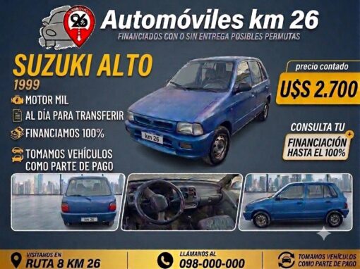 suzuki alto u$s 2700