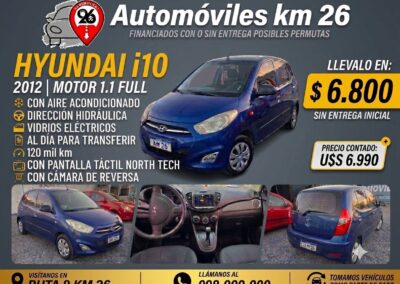 HYUNDAI I10 U$S 6990