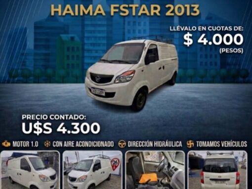 HAIMA FSTAR 2013 U$S 4300