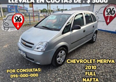 CHEVROLET MERIVA FULL U$S 5500
