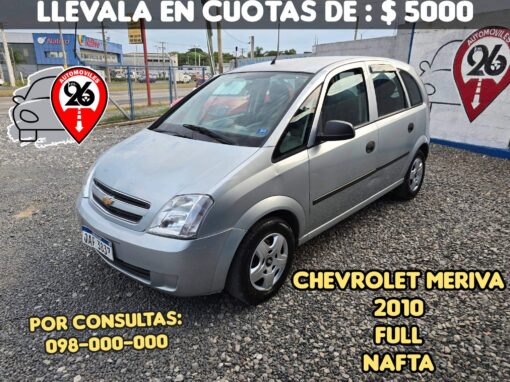 CHEVROLET MERIVA FULL U$S 5500