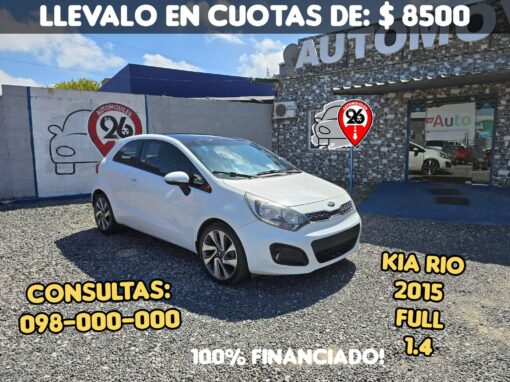 KIA RIO FULL 2015 U$S 9500
