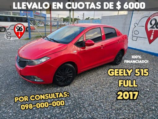 GEELY 515 AÑO 2017 U$S 7000