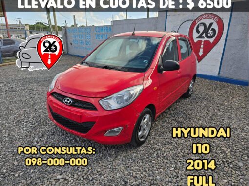 HYUNDAI I10 2014 FULL U$S7500