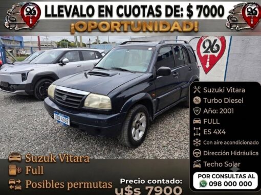 SUZUKI VITARA DIESEL 4X4 FULL U$S 7900