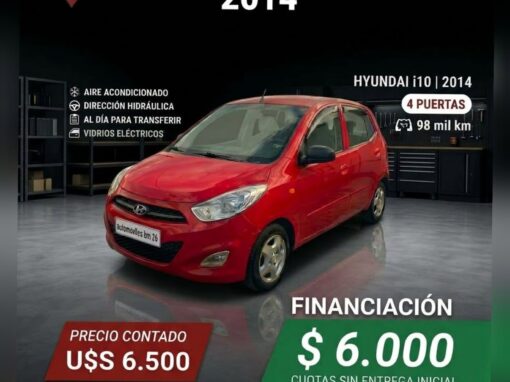 HYUNDAI I10 2014 FULL U$S6500