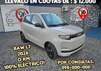 BAW L7 U$S 12.990 2026 CERO KM  100% ELECTRICO