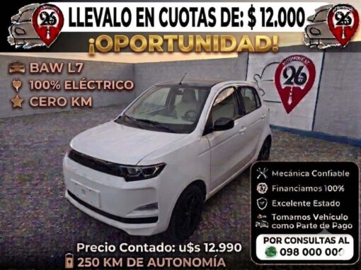 baw l7 u$s 12.990 electrico 100%