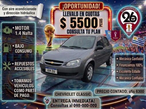 CHEVROLET CORSA CLASSIC 2014 U$S 6300