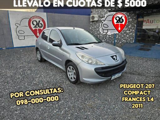 Peugeot 207 u$s 6000