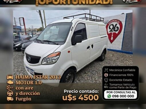 HAIMA FSTAR 2013 U$S 4500
