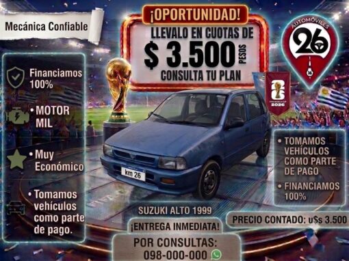 suzuki alto u$s 3500