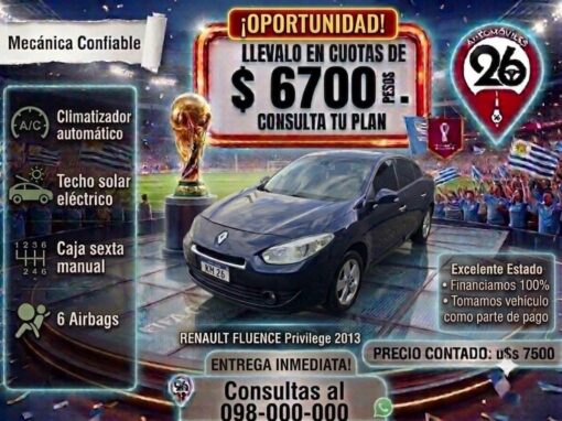 Renault fluence u$s 7500