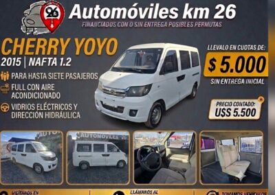 CHERY YOYO 2015 FULL PARA 7 PASAJEROS