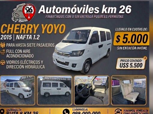 CHERY YOYO 2015 FULL PARA 7 PASAJEROS