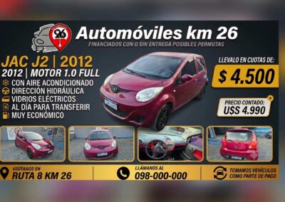JAC J2 U$S 4990
