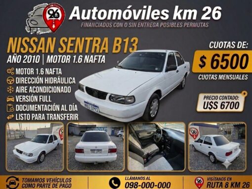 NISSAN SENTRA B13 FULL U$S 6700