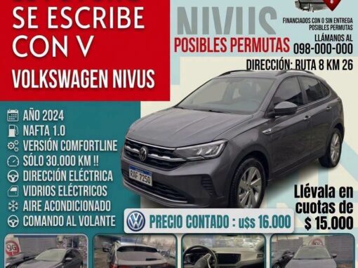 VOLKSWAGEN NIVUS U$S 16.000
