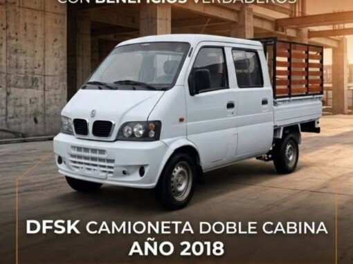 DFSK DOBLE CABINA U$S 6800 AÑO 2018