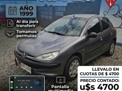 Peugeot 206 xr u$s 4700