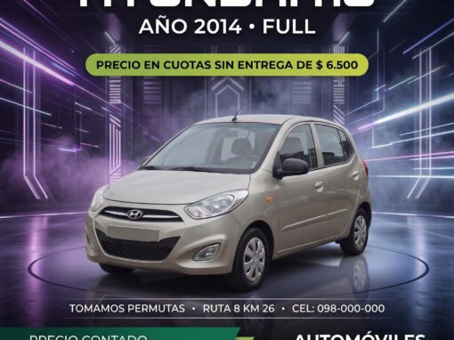 hyundai i10 gls full u$s 6990